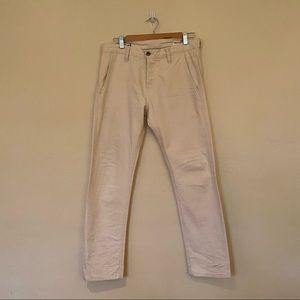 Rogue Territory Ecru selvedge denim